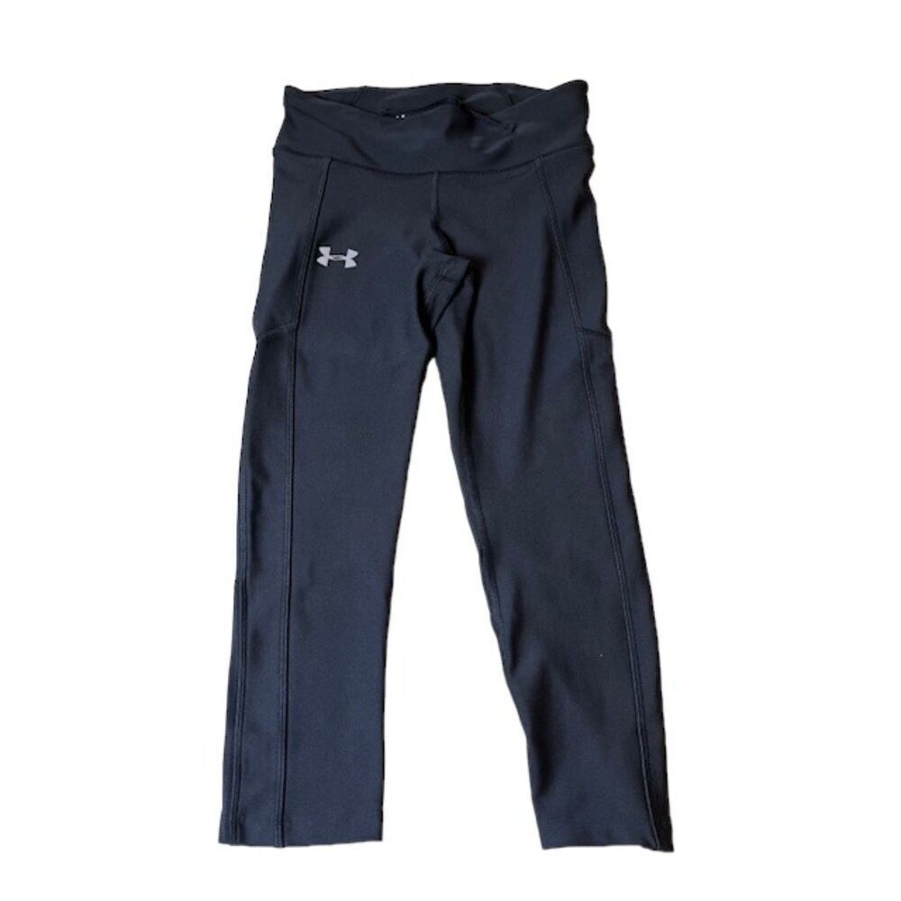 Under Armour‎ Black Leggings Mesh Back Calf Women's Size XS